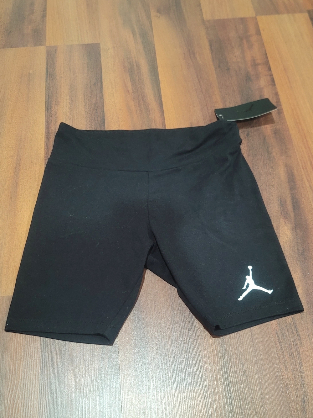 Jordan Black Biker Shorts with Jumpman Logo
